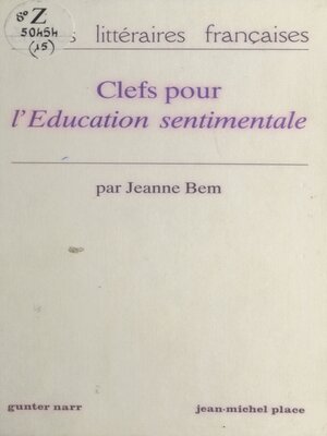 cover image of Clefs pour «L'Éducation sentimentale»